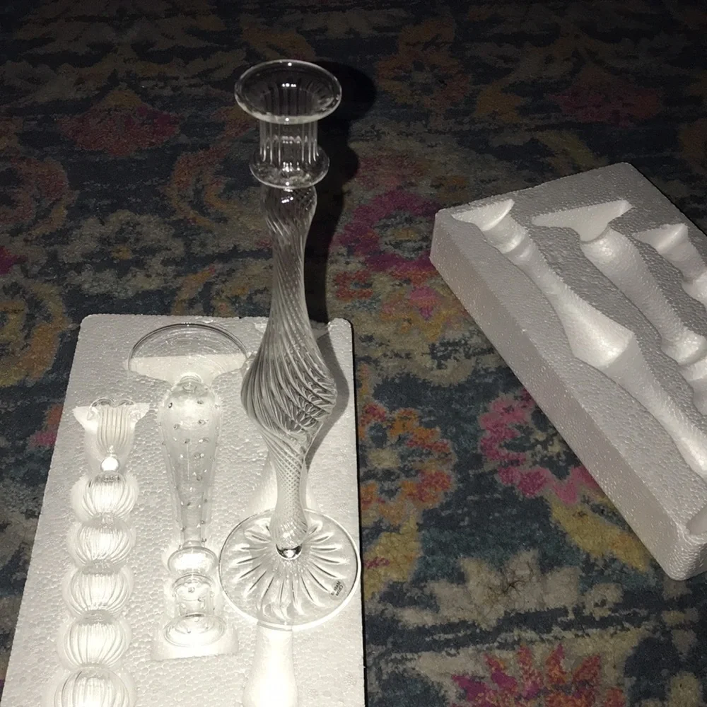 Rosalind Walshe for Gold Canyon Tall Glass Bud Vases Set